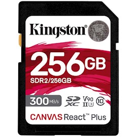 მეხსიერების ბარათი Kingston SDR2/256GB, 256GB, SDXC, C10, UHS-II, U3, Black